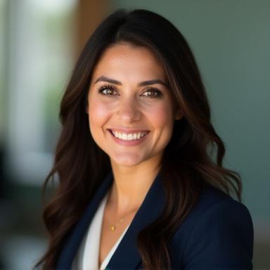 Professioneel portret van Fatima El Amrani.